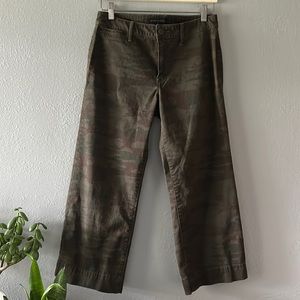 Sanctuary Camo Wide Leg Cropped Pants